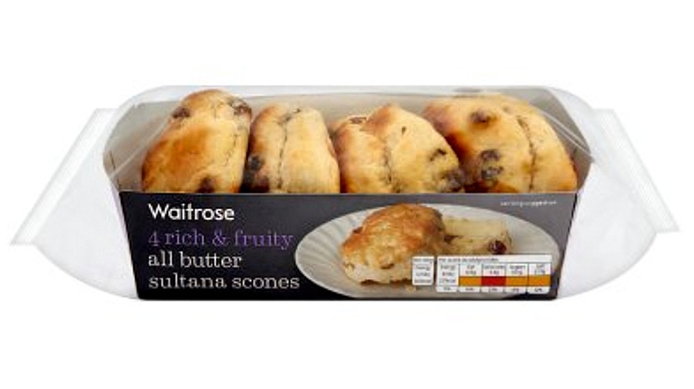 Waitrose Rich and Fruity All Butter Sultana Scones